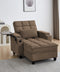Convertible Chaise Lounge Sleeper Chair - Coffee