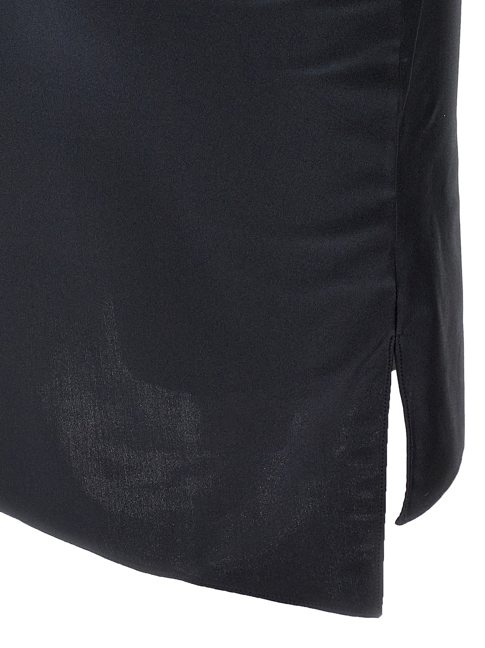 Coperni Asymmetric Flower Mini Dress