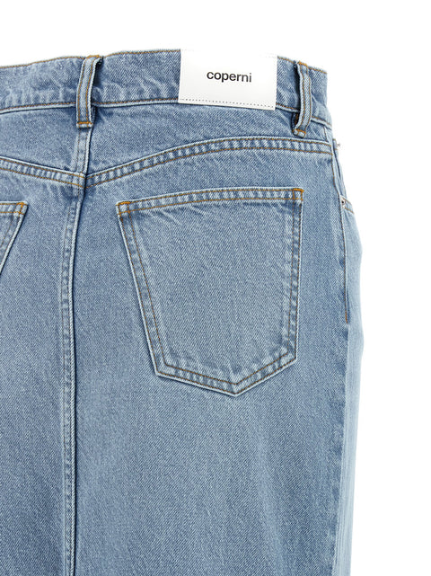 Coperni One-leg Denim Skirt