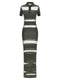 Coperni Striped Sheer Polo Dress