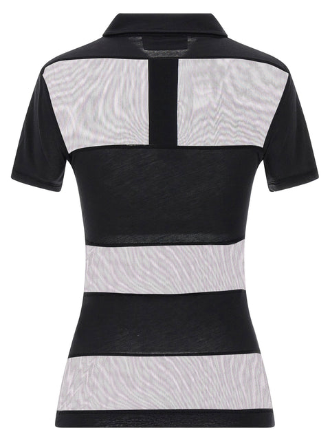 Coperni ‘sheer Striped’ Polo Shirt