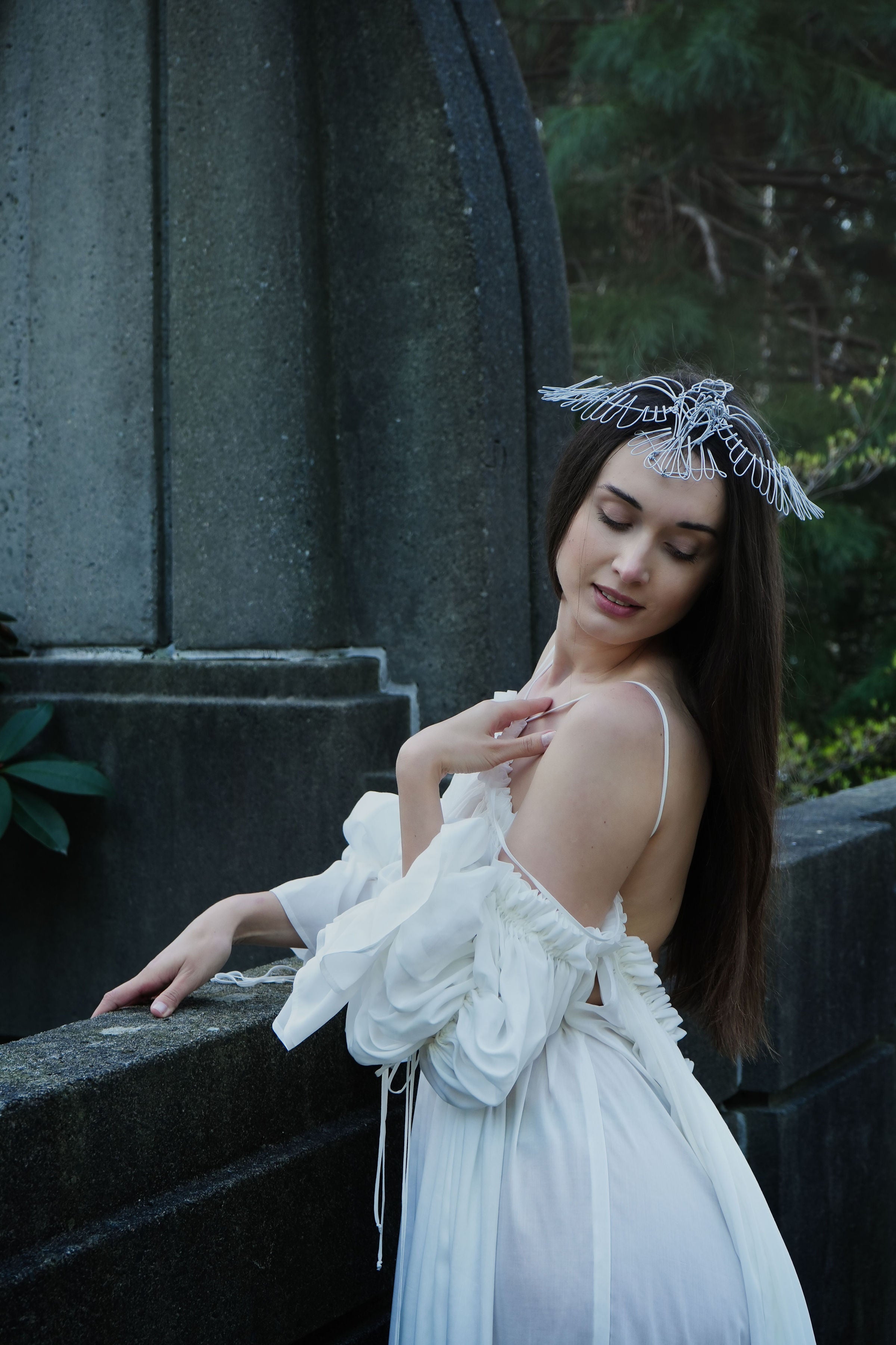 Rose Petals Wedding Gown-Briiskie Bobbins-XS-Urbanheer