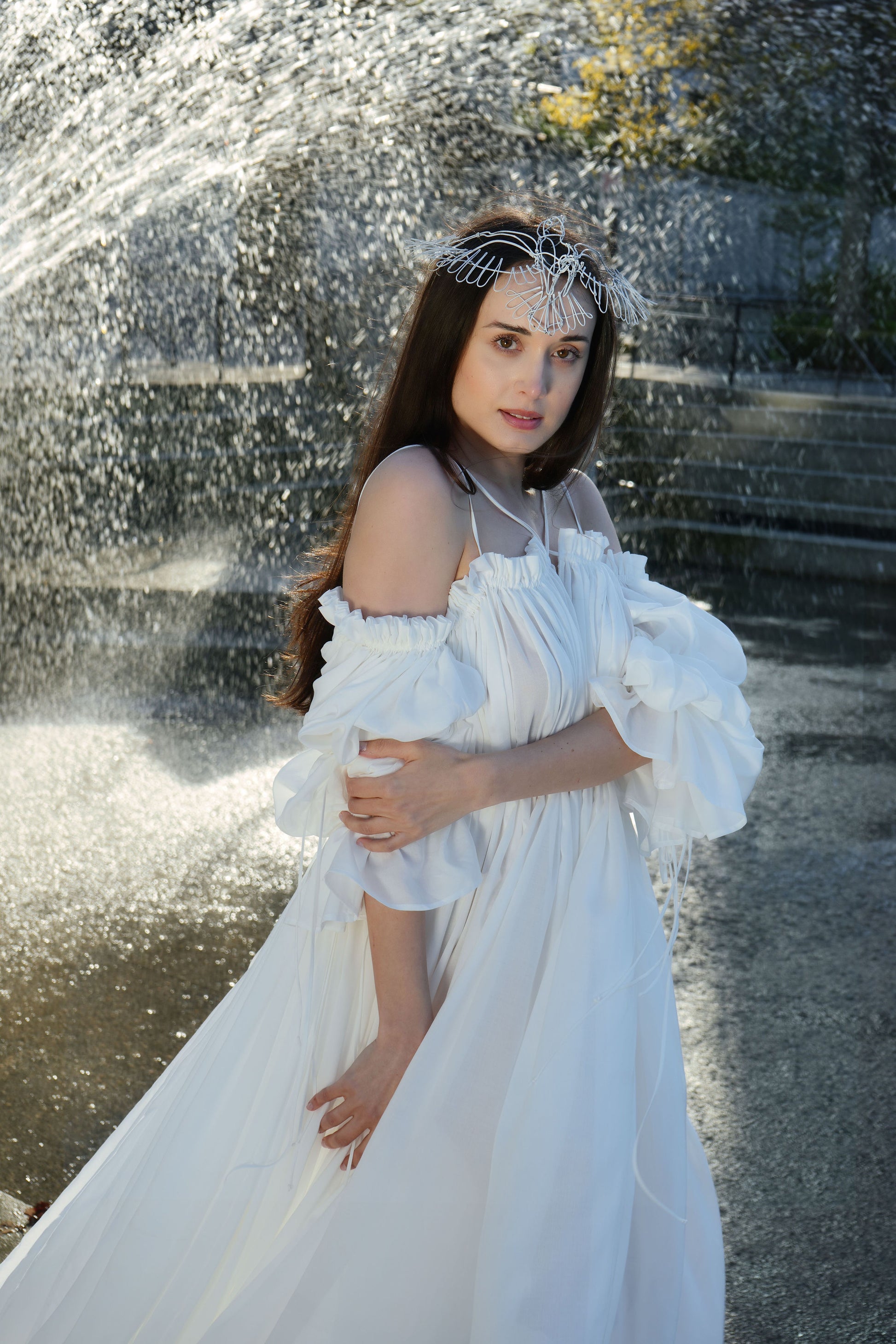 Rose Petals Wedding Gown-Briiskie Bobbins-XS-Urbanheer