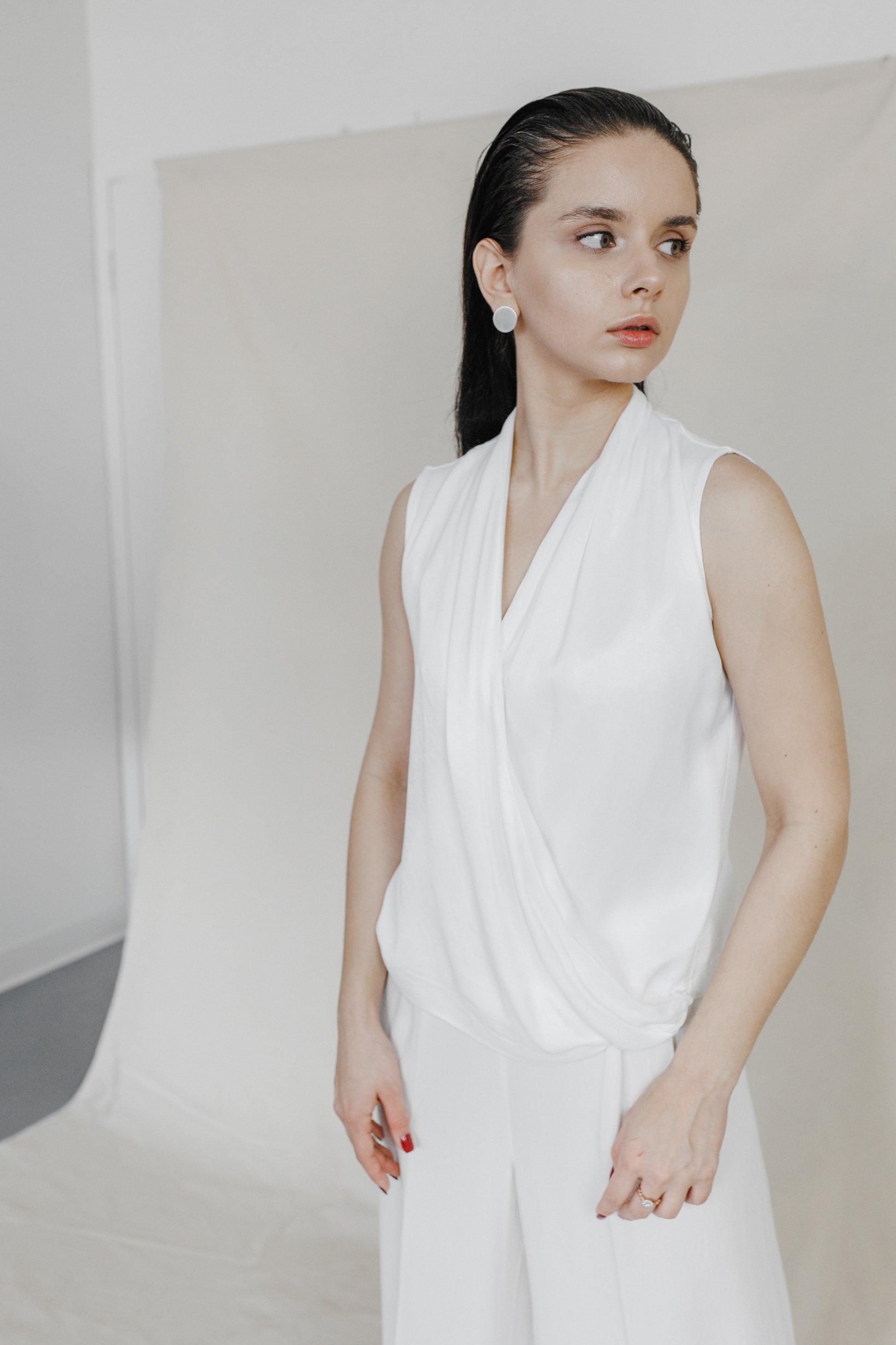 Orange Peels Blouse-Briiskie Bobbins-XS-Urbanheer