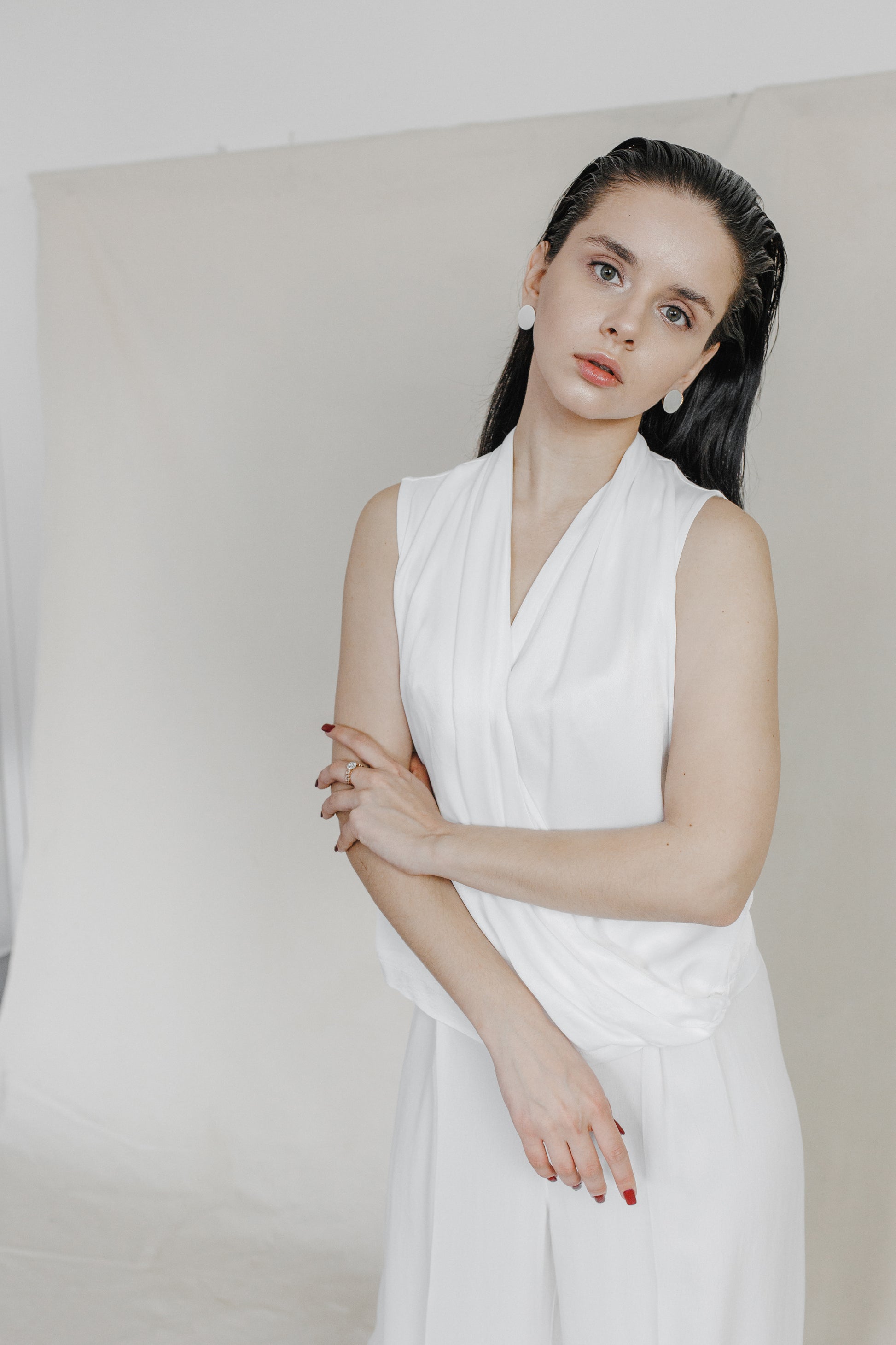 Orange Peels Blouse-Briiskie Bobbins-XS-Urbanheer