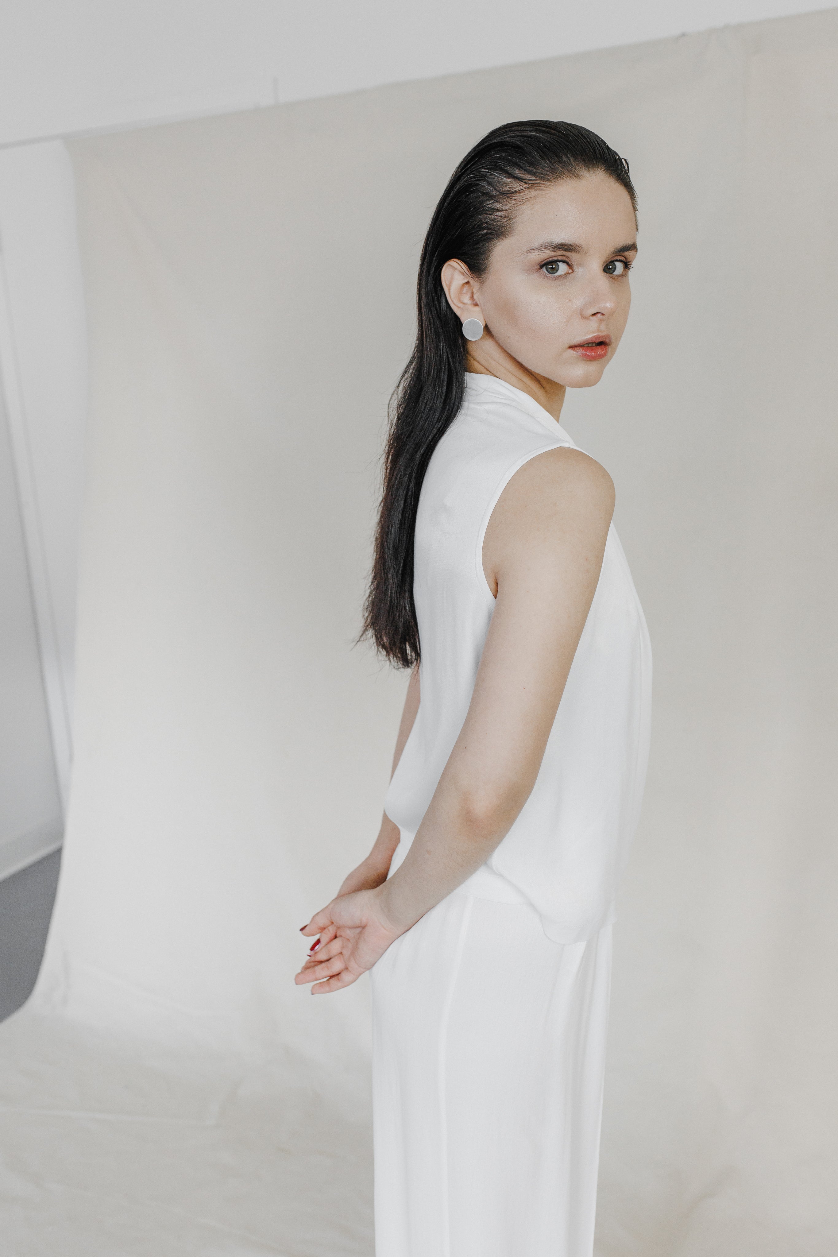 Orange Peels Blouse-Briiskie Bobbins-XS-Urbanheer