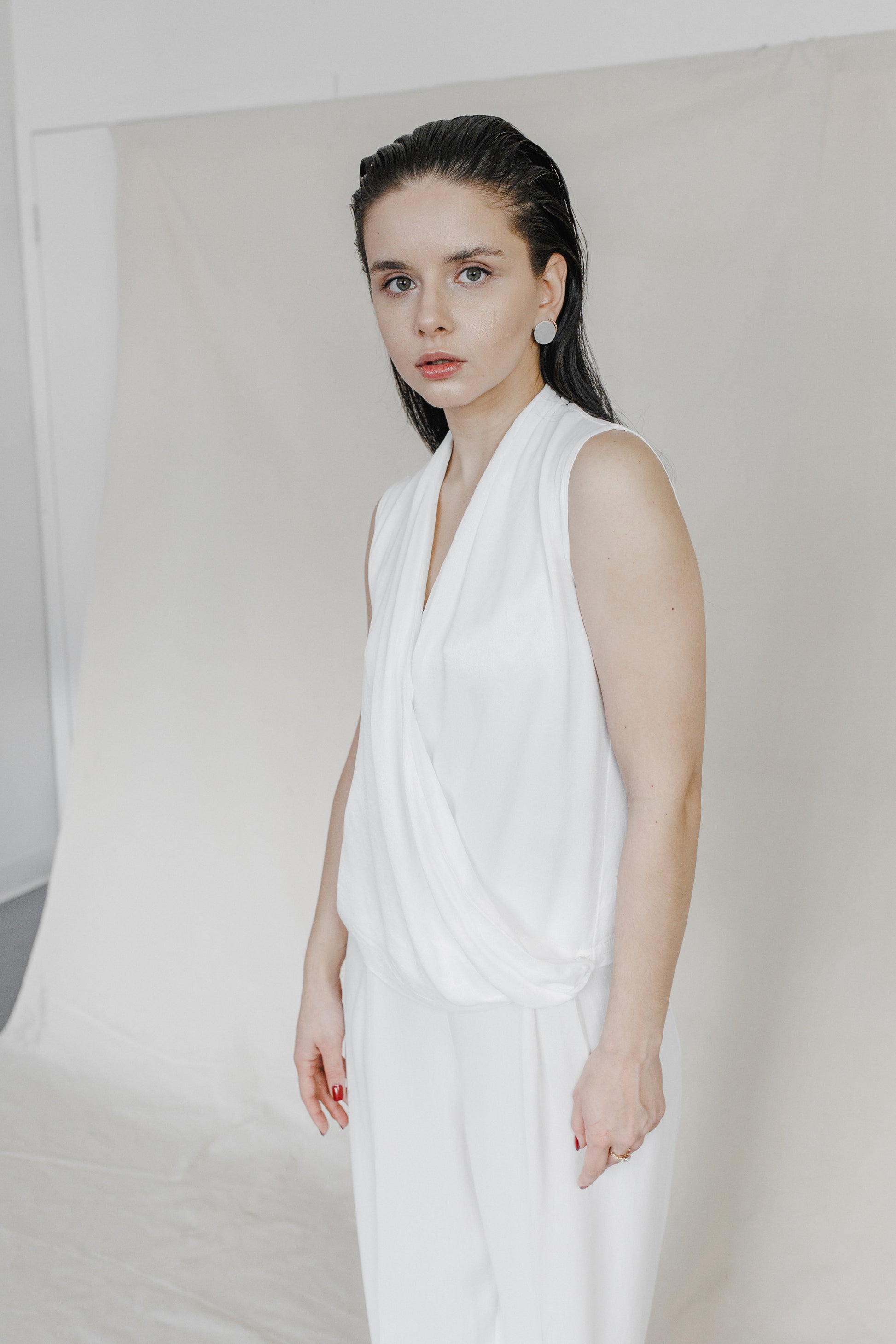 Orange Peels Blouse-Briiskie Bobbins-XS-Urbanheer