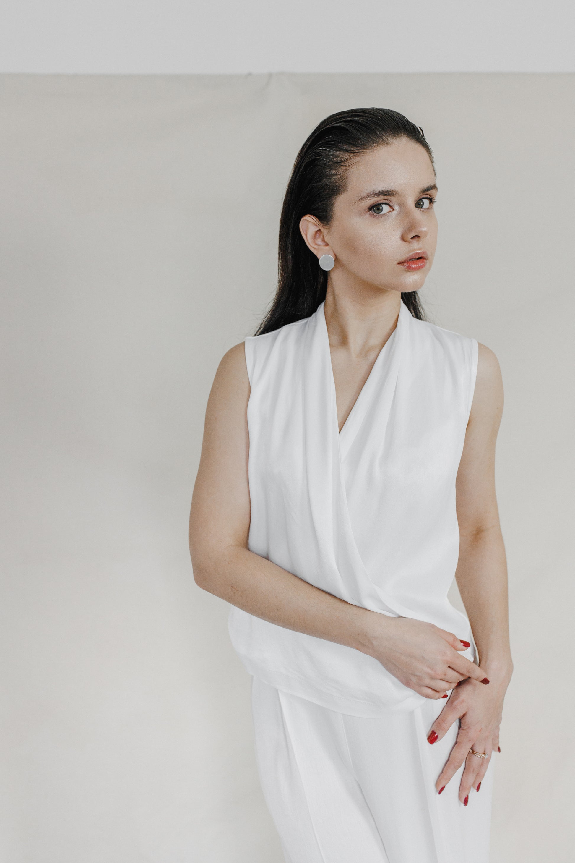 Orange Peels Blouse-Briiskie Bobbins-XS-Urbanheer