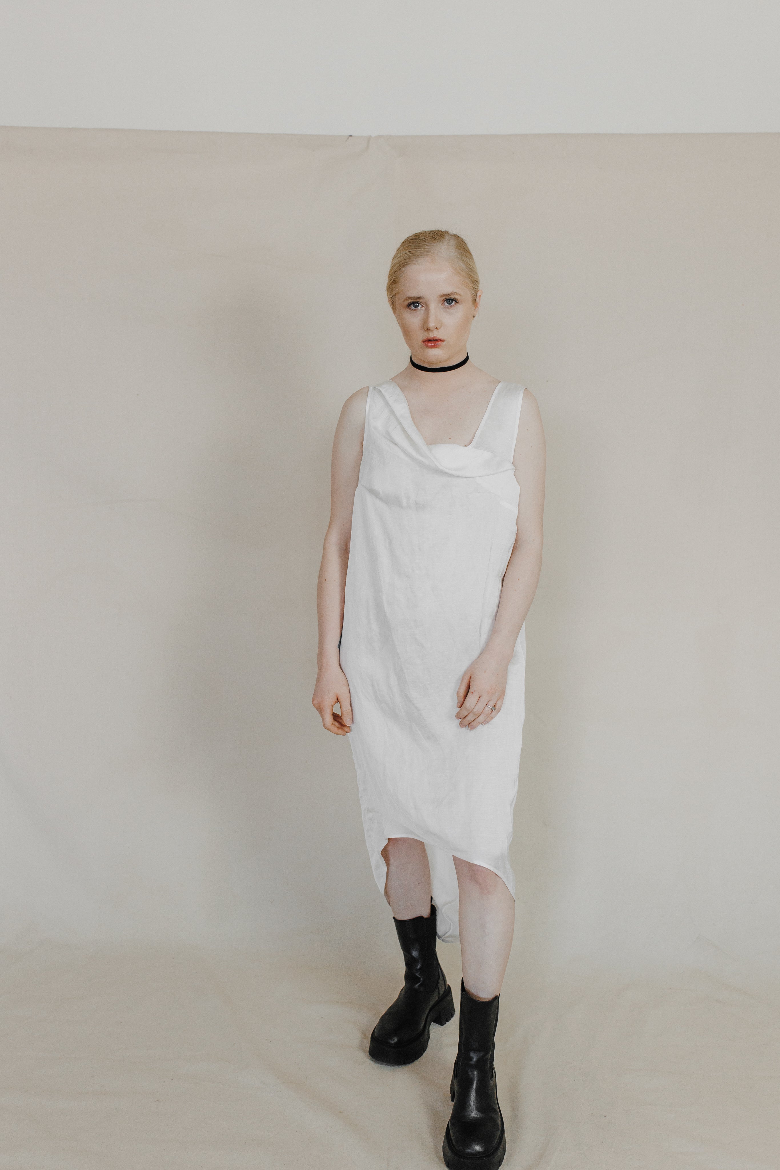 Eucalyptus Asymmetrical Dress-Briiskie Bobbins-XS-Urbanheer