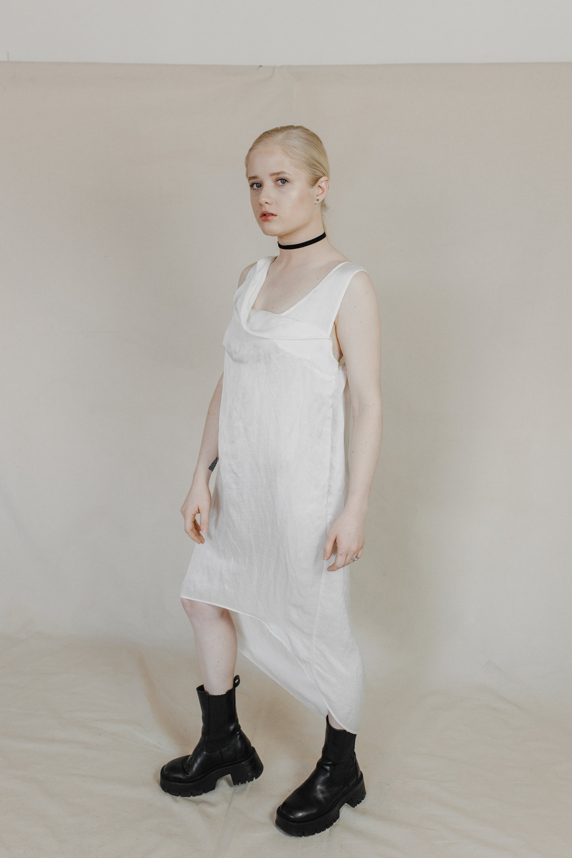 Eucalyptus Asymmetrical Dress-Briiskie Bobbins-XS-Urbanheer