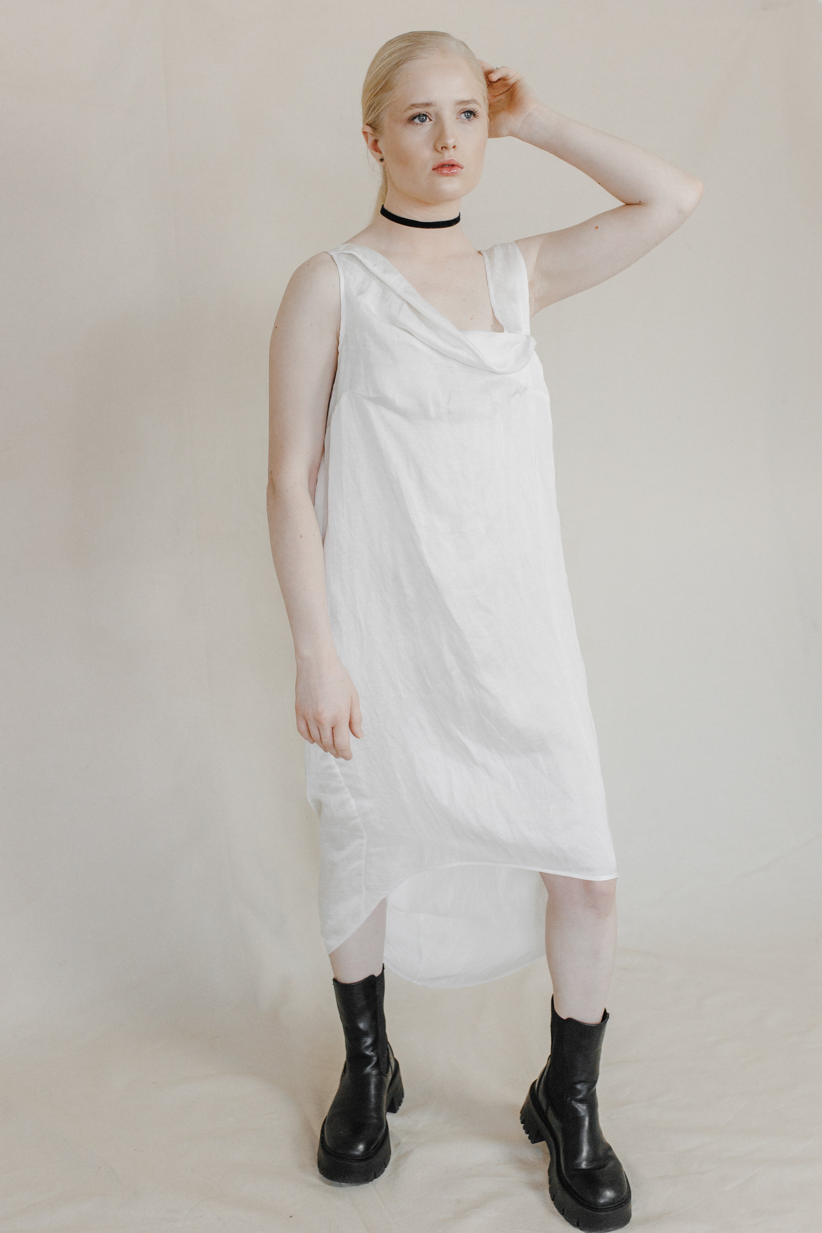 Eucalyptus Asymmetrical Dress-Briiskie Bobbins-XS-Urbanheer