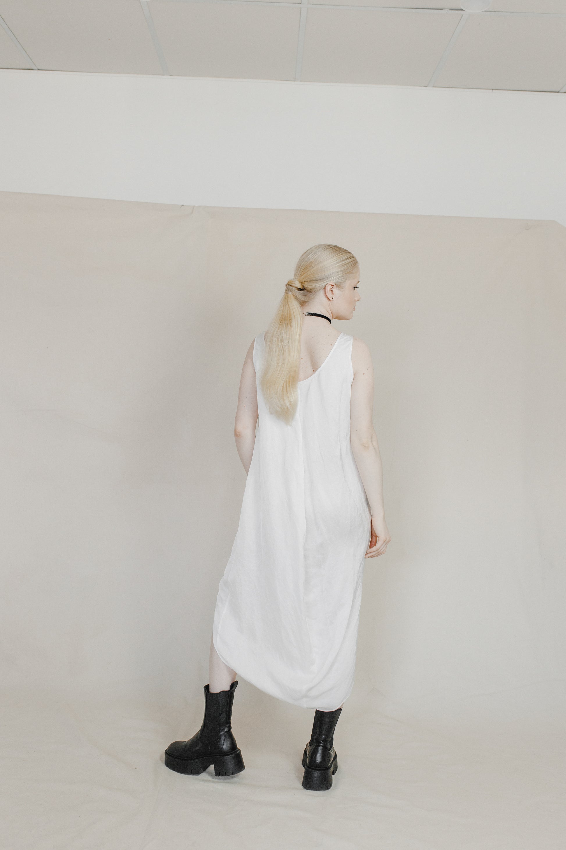 Eucalyptus Asymmetrical Dress-Briiskie Bobbins-XS-Urbanheer