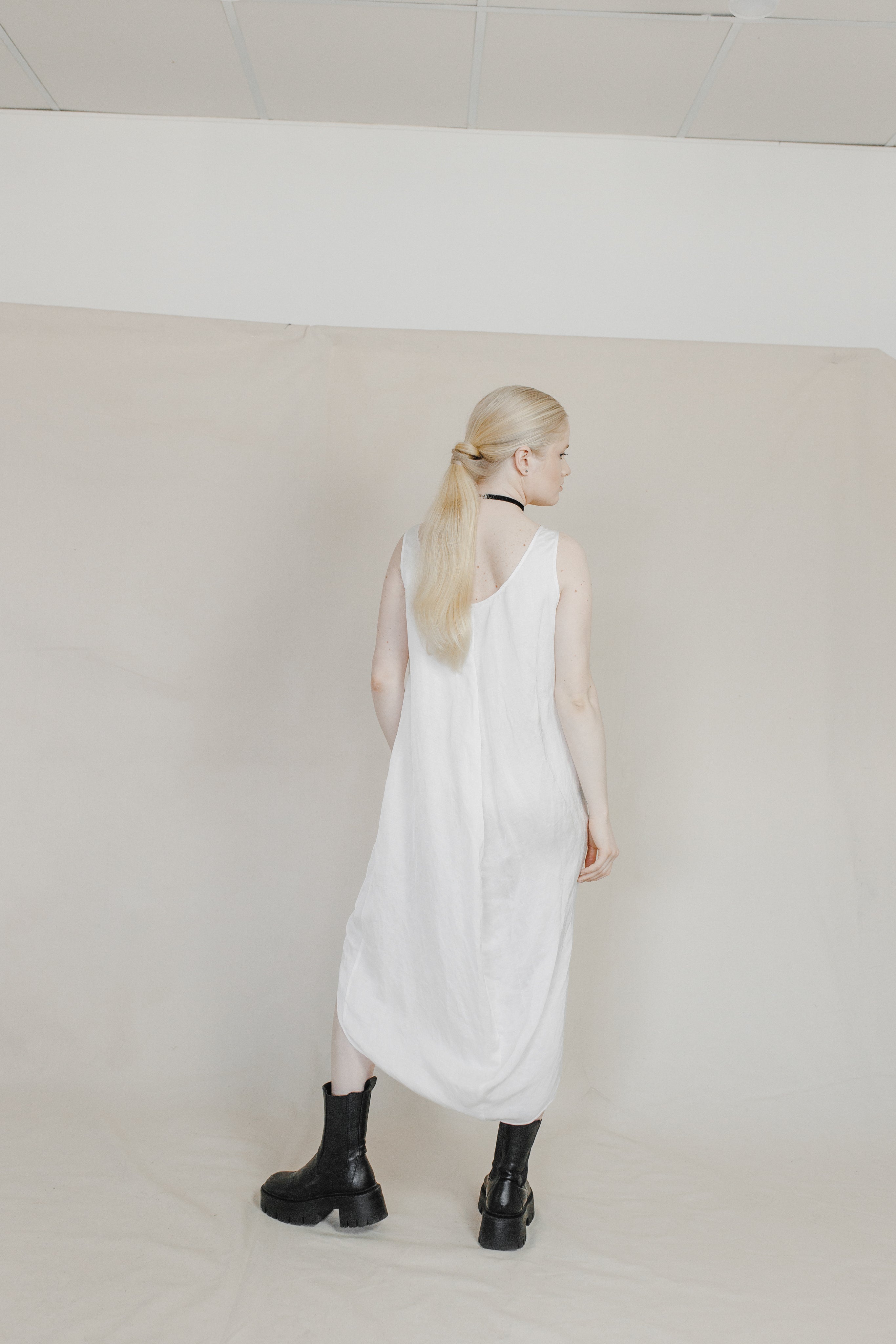Eucalyptus Asymmetrical Dress-Briiskie Bobbins-XS-Urbanheer