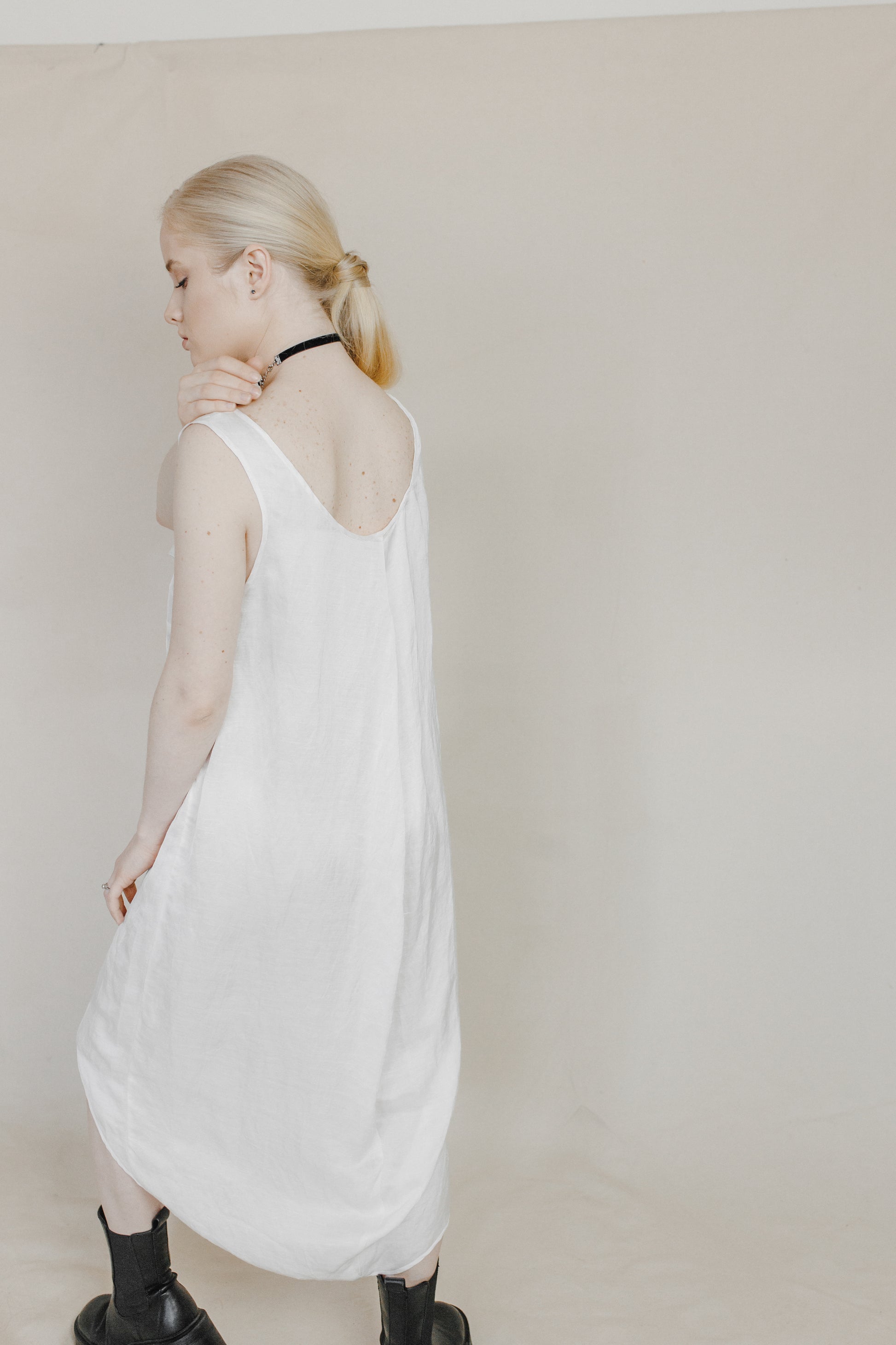 Eucalyptus Asymmetrical Dress-Briiskie Bobbins-XS-Urbanheer