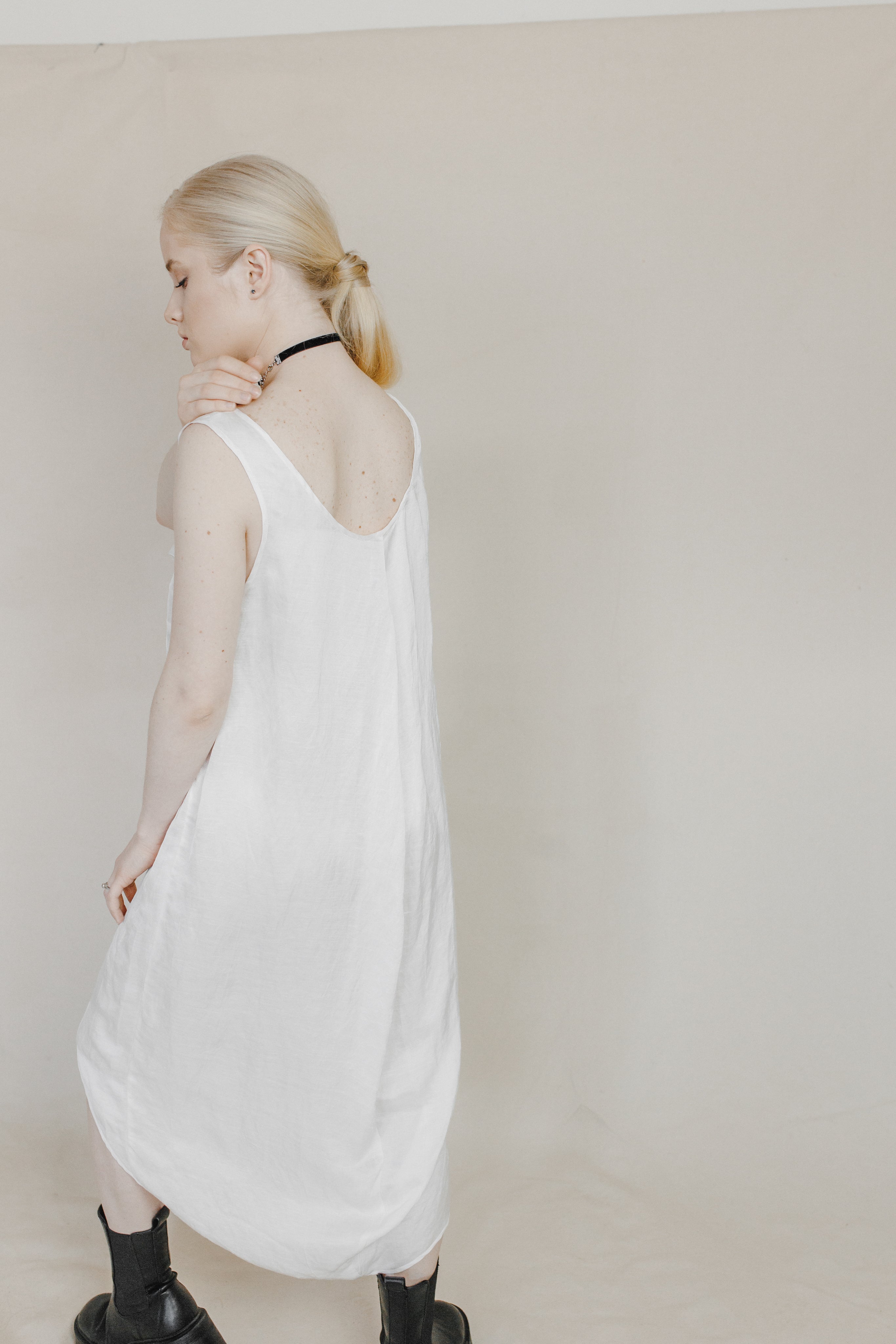 Eucalyptus Asymmetrical Dress-Briiskie Bobbins-XS-Urbanheer