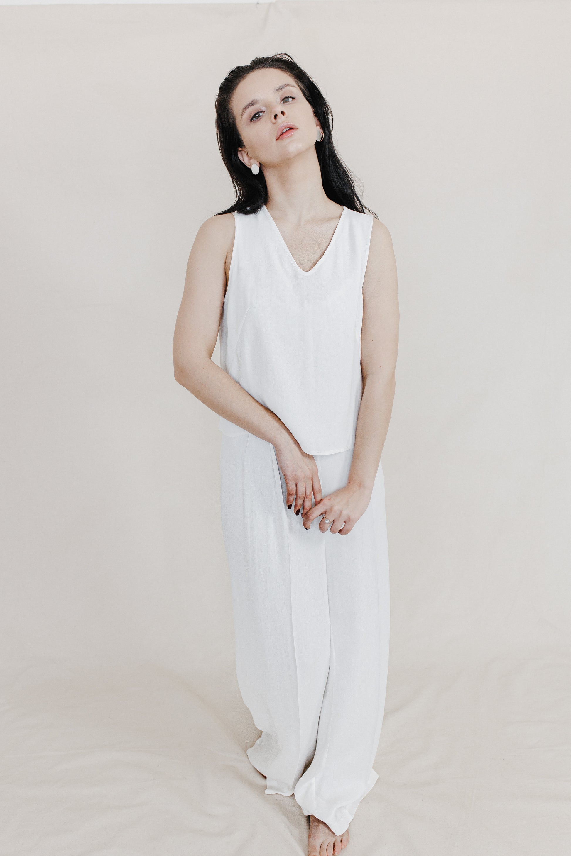 Orange Peels Palazzo Pants-Briiskie Bobbins-XS-Urbanheer