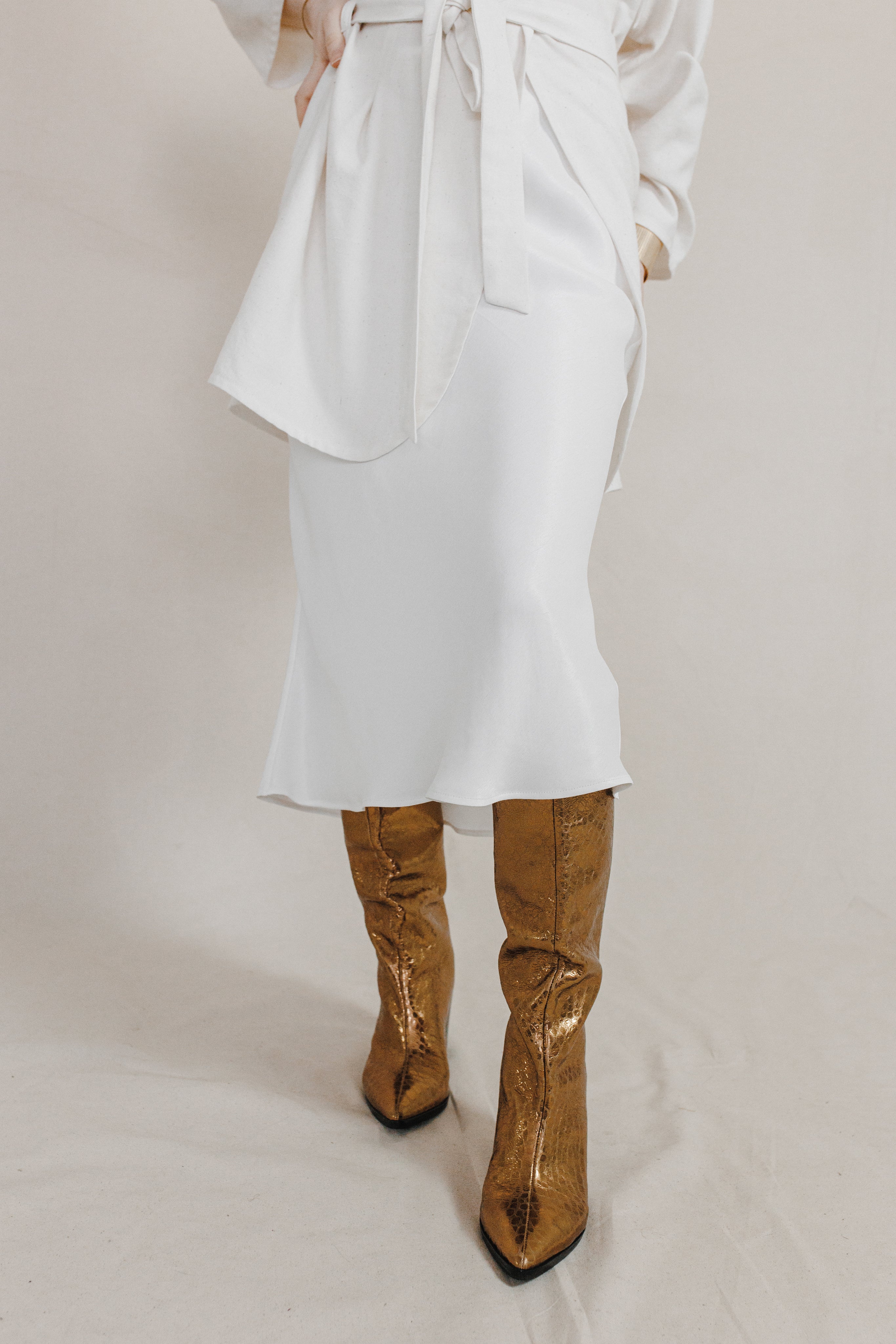 Orange Peels Bias Skirt-Briiskie Bobbins-XS-Urbanheer