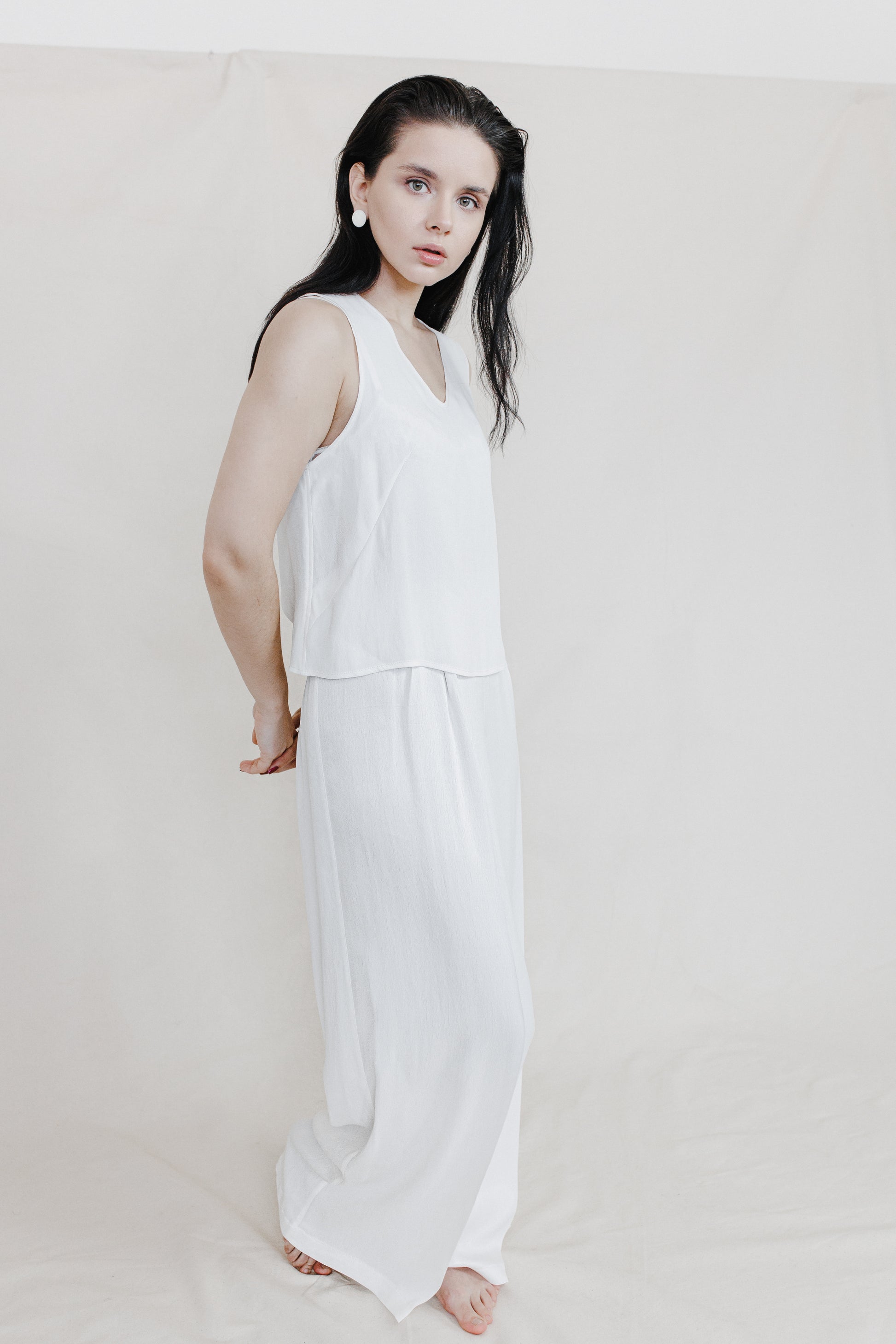 Orange Peels Palazzo Pants-Briiskie Bobbins-XS-Urbanheer