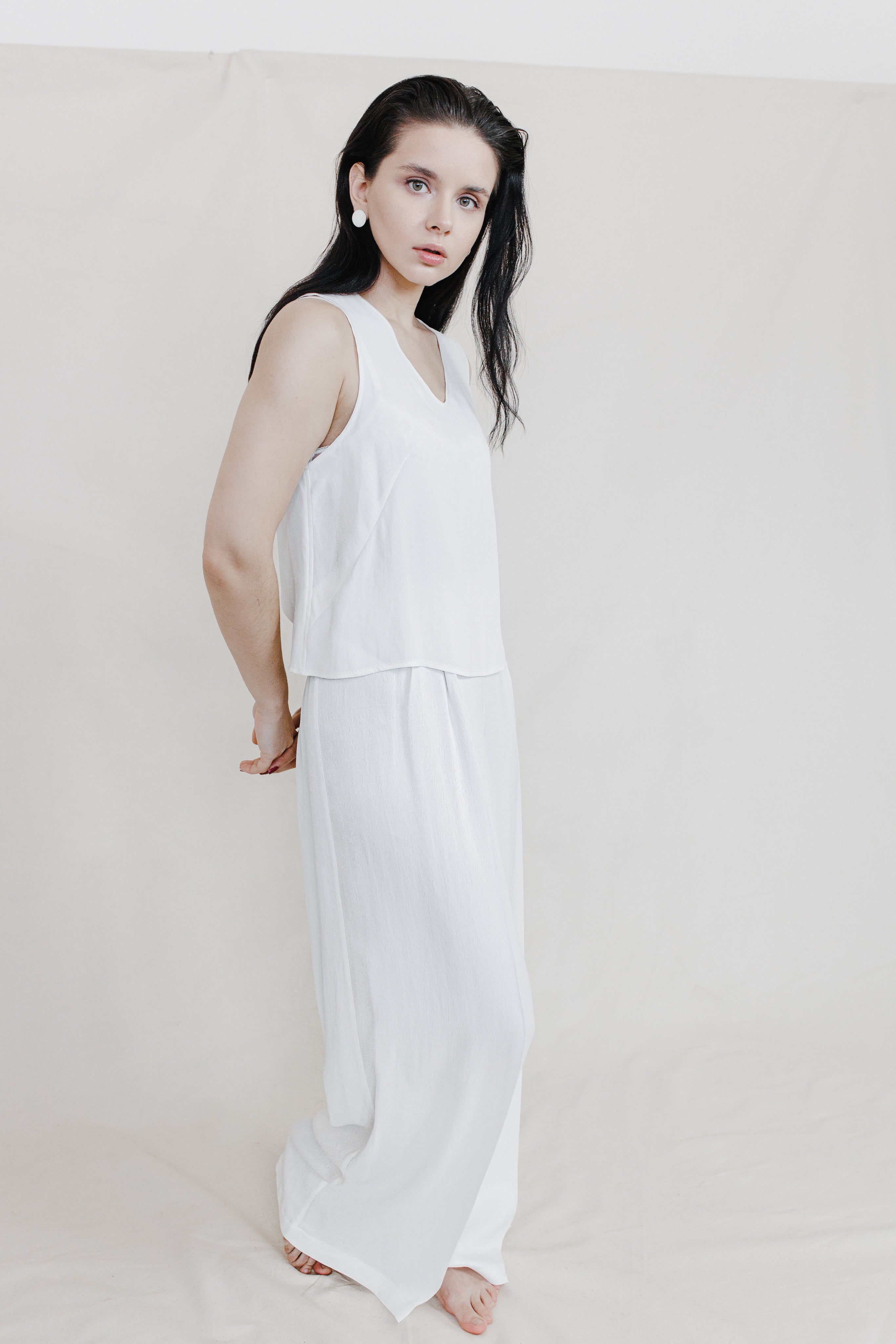 Orange Peels Palazzo Pants-Briiskie Bobbins-XS-Urbanheer