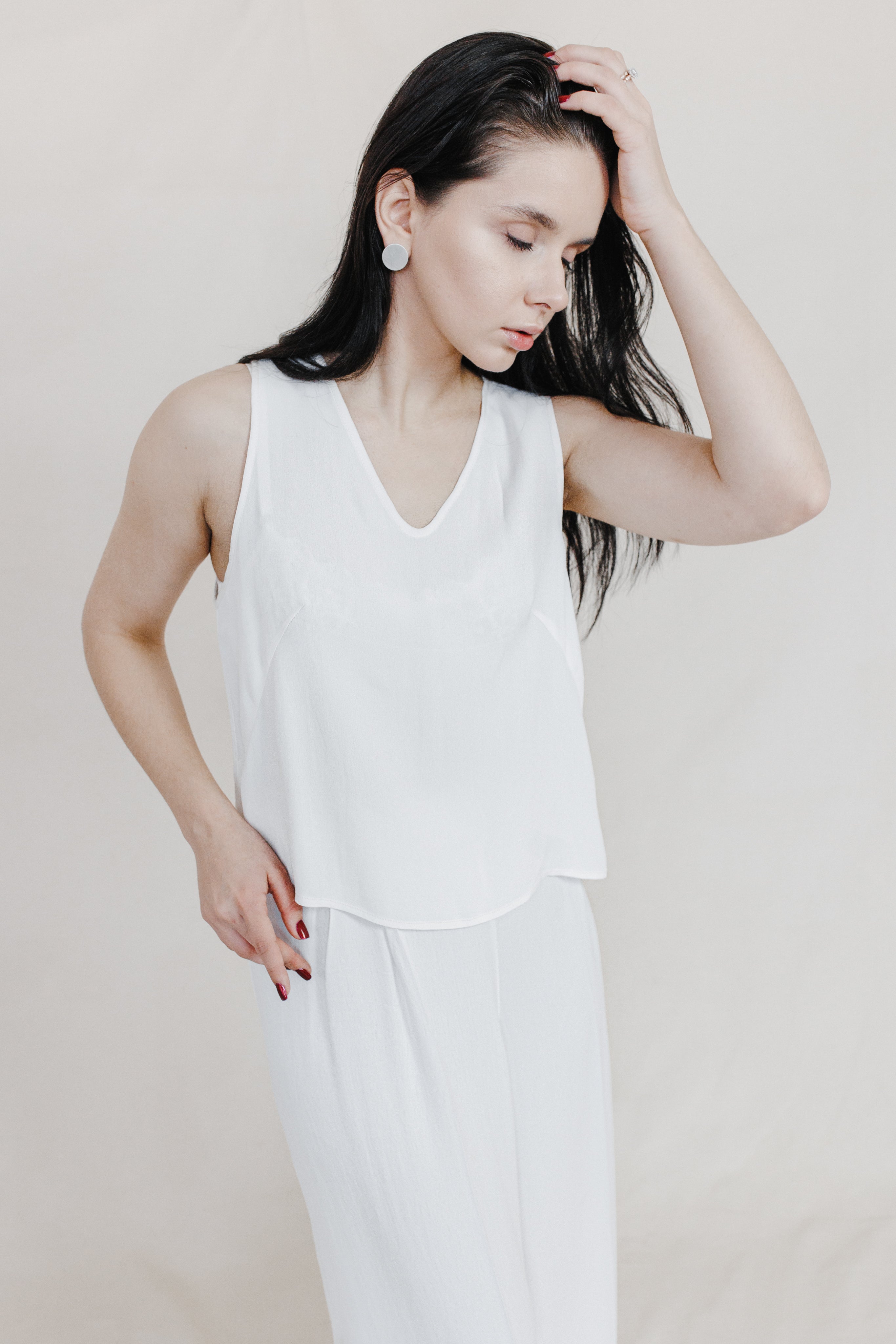 Orange Peels Palazzo Pants-Briiskie Bobbins-XS-Urbanheer