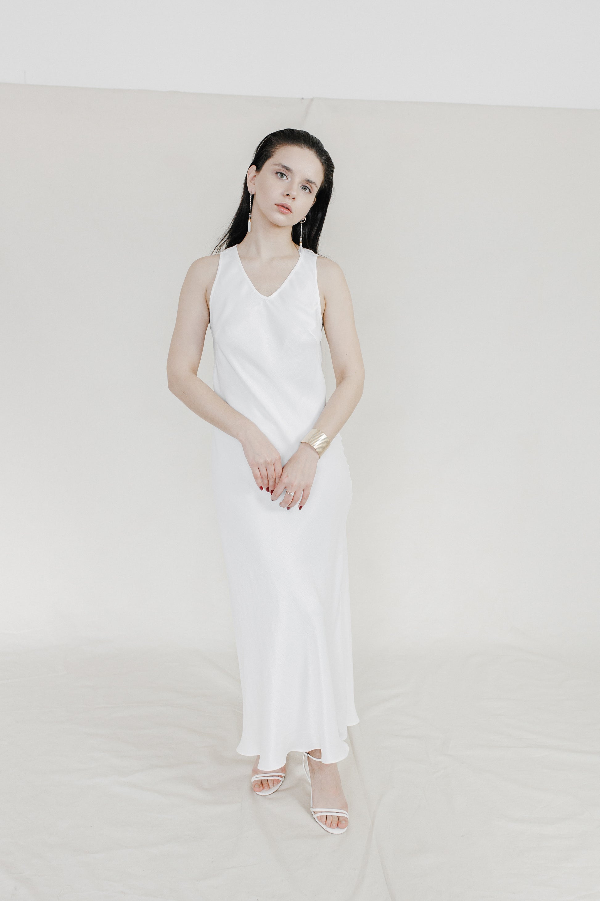 Orange Peels Slip Dress-Briiskie Bobbins-XS-Urbanheer