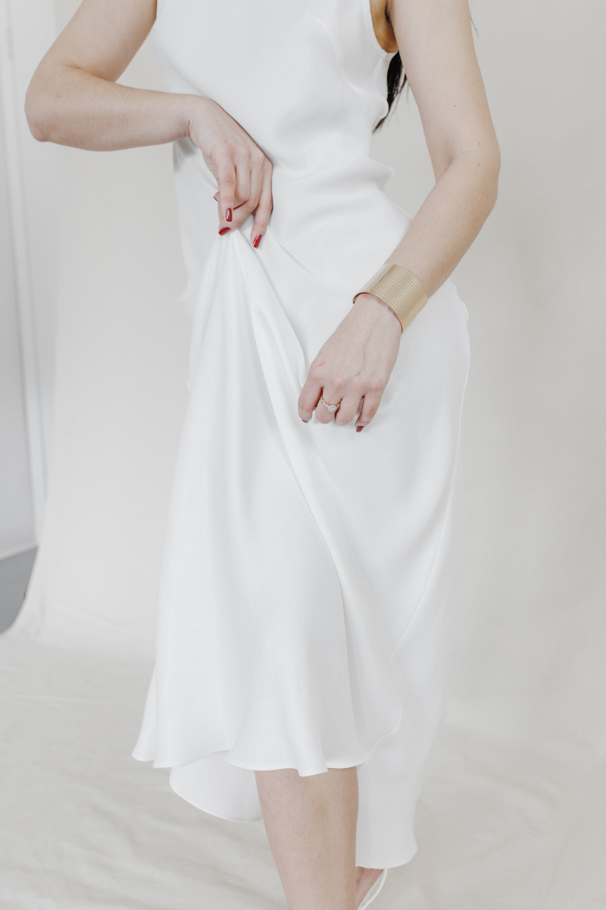 Orange Peels Slip Dress-Briiskie Bobbins-XS-Urbanheer