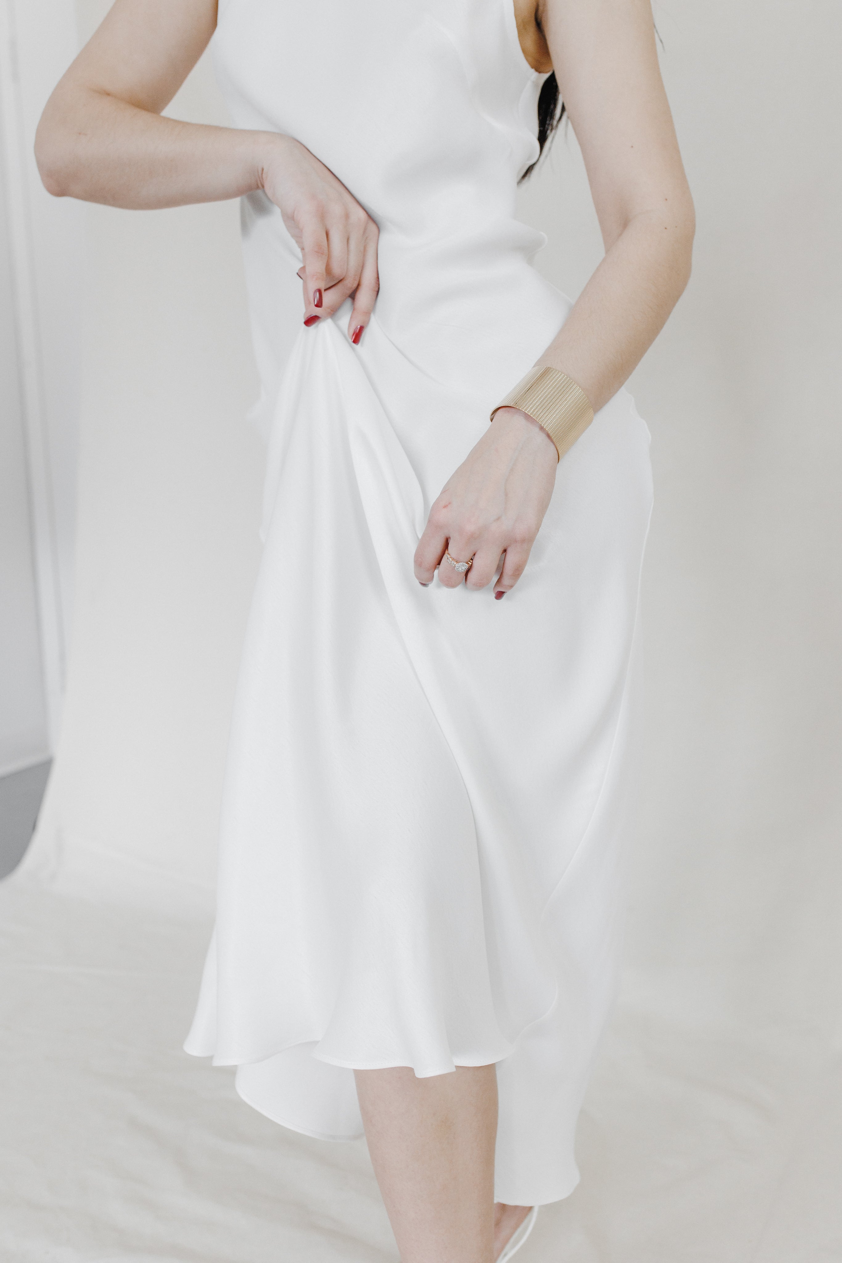 Orange Peels Slip Dress-Briiskie Bobbins-XS-Urbanheer