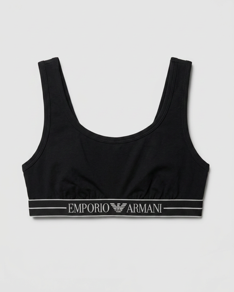 Emporio Armani Underwear Women's Cotton Bra Black