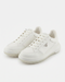 Emporio Armani Men's Sneakers with Logo in Cream White
