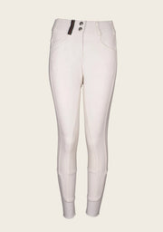 Coquet High Waist Full Seat White Bamboo Breeches-Breeches-Espoir Equestrian-38-Urbanheer