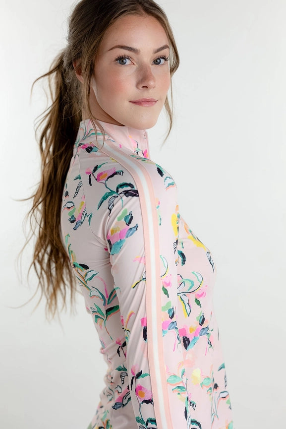Coral Garden Blooms Long Sleeve Sun Shirt-Shirt-Kastel Denmark-XXS-Urbanheer