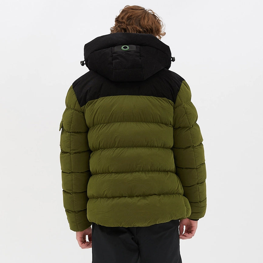 Corduroy Puffer Jacket-Puffer Jacket-Point Zero-S-Charcoal-Urbanheer