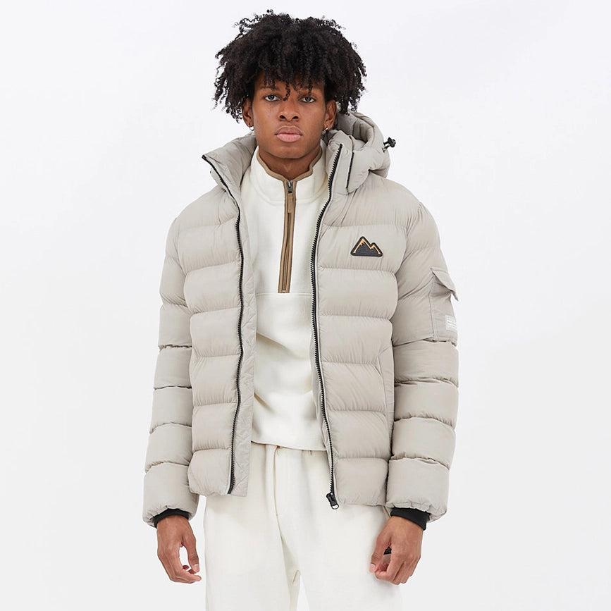 Corduroy Puffer Jacket-Puffer Jacket-Point Zero-S-Charcoal-Urbanheer