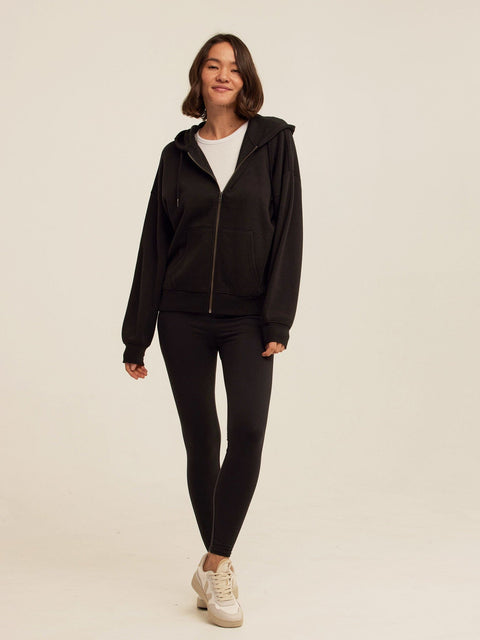 Corissa Triblend Fleece Zip Hoodie