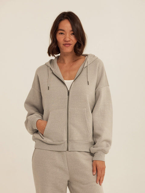Corissa Triblend Fleece Zip Hoodie