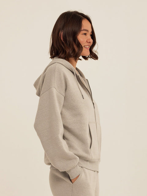 Corissa Triblend Fleece Zip Hoodie