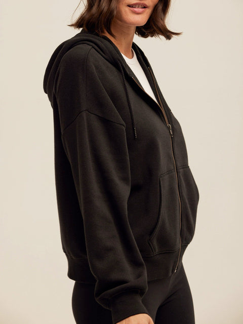 Corissa Triblend Fleece Zip Hoodie