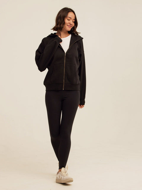 Corissa Triblend Fleece Zip Hoodie