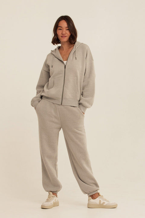Corissa Triblend Fleece Zip Hoodie