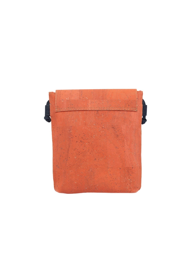 Cork Crossbody Bag-Crossbody Bag-Cavalinho Canada & USA-25 cm x4 cm x 20 cm-Orange-Urbanheer
