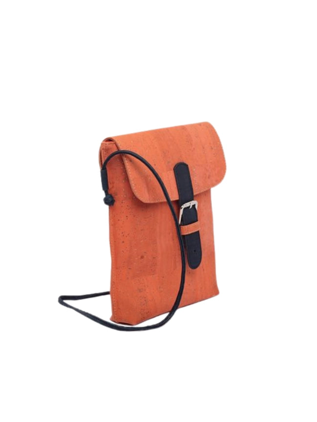 Cork Crossbody Bag-Crossbody Bag-Cavalinho Canada & USA-25 cm x4 cm x 20 cm-Orange-Urbanheer