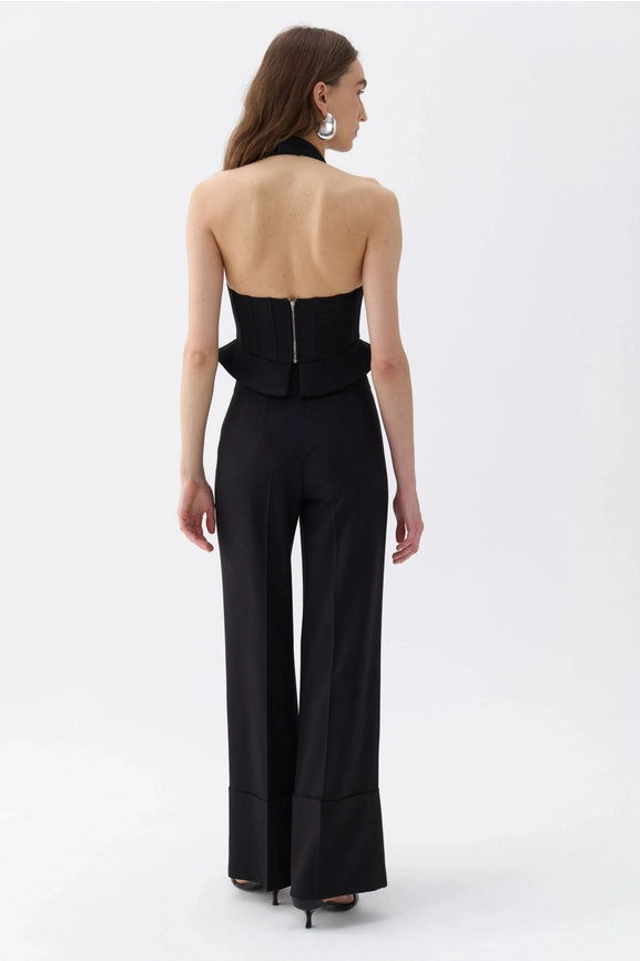 Corset Style Crop Top-Top-NOCTURNE-XS-Black-Urbanheer