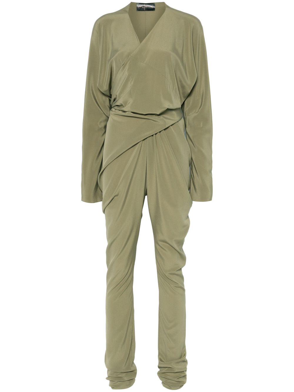 Cortana Cortana Serp Silk Jumpsuit-Jumpsuits-Cortana-M-Urbanheer