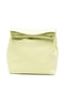 Cortana Delhi S, Large Lime Leather Clutch