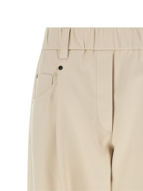 Cotton Baggy Pull-On Pants for Comfort