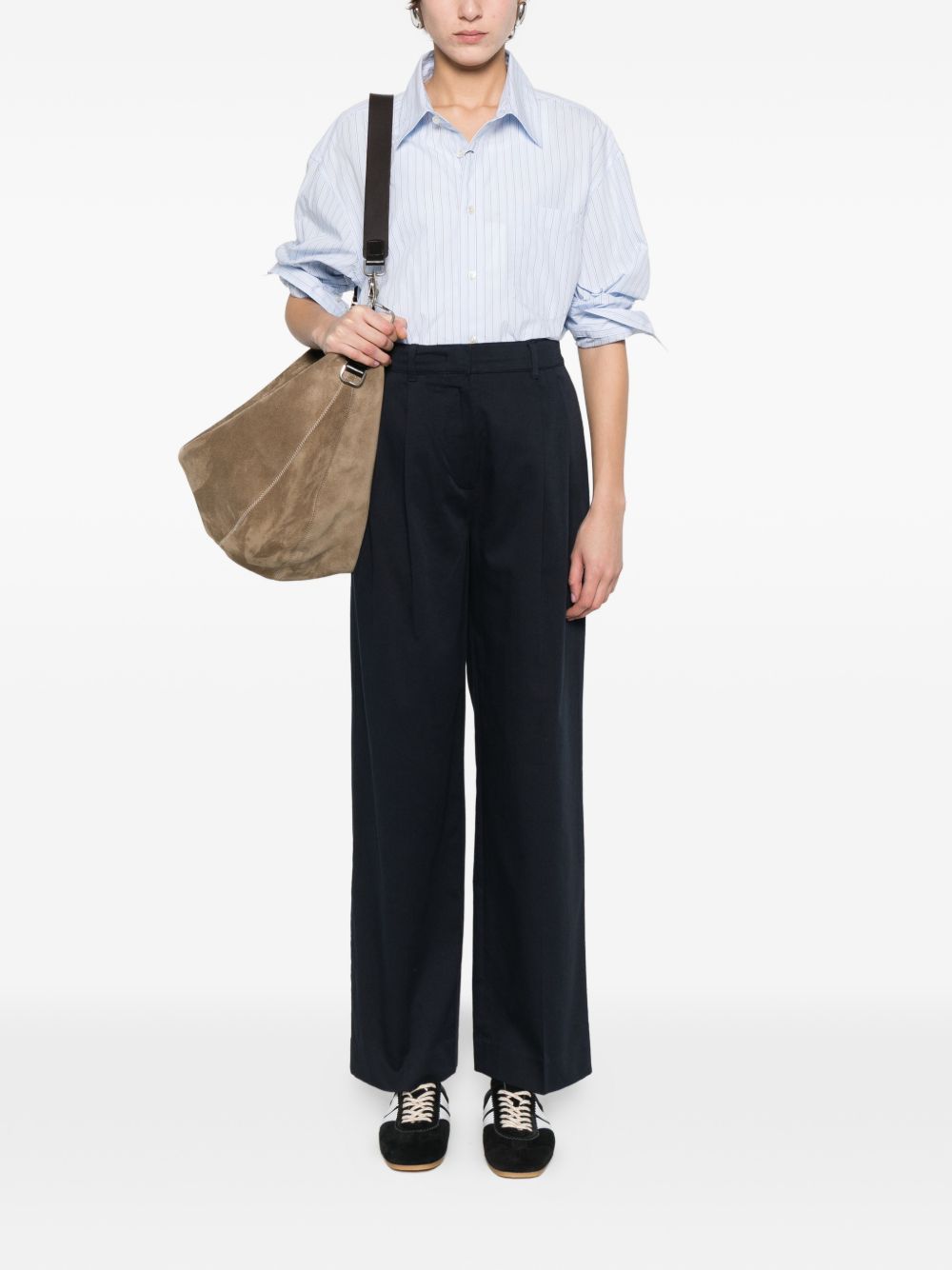Cotton Blend Chino Trousers for Everyday Comfort