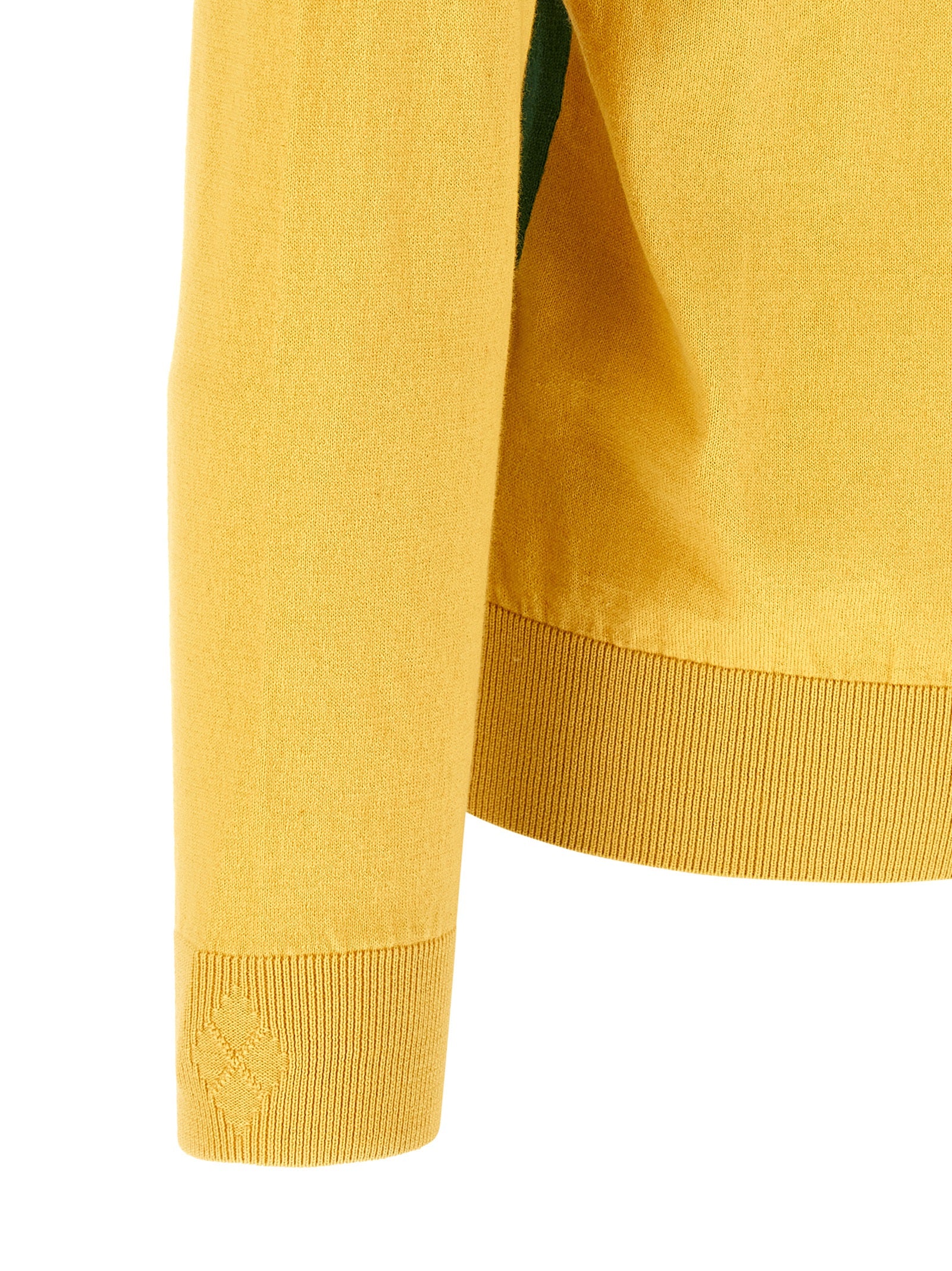 Cotton Cashmere Argyle Sweater