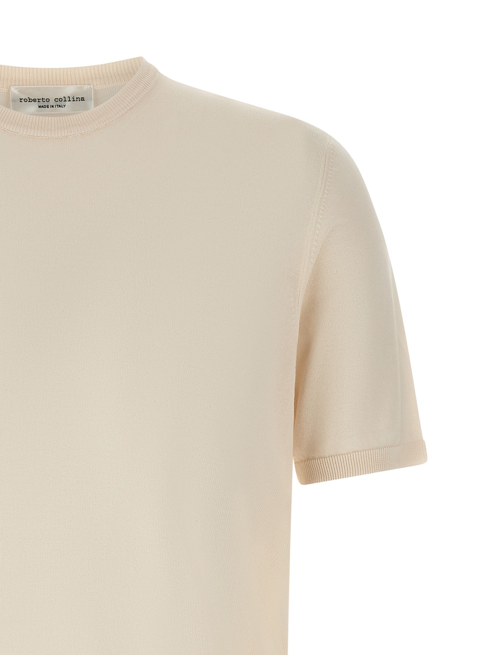 Cotton Crew Neck Sweater for Summer Comfort and Breathability