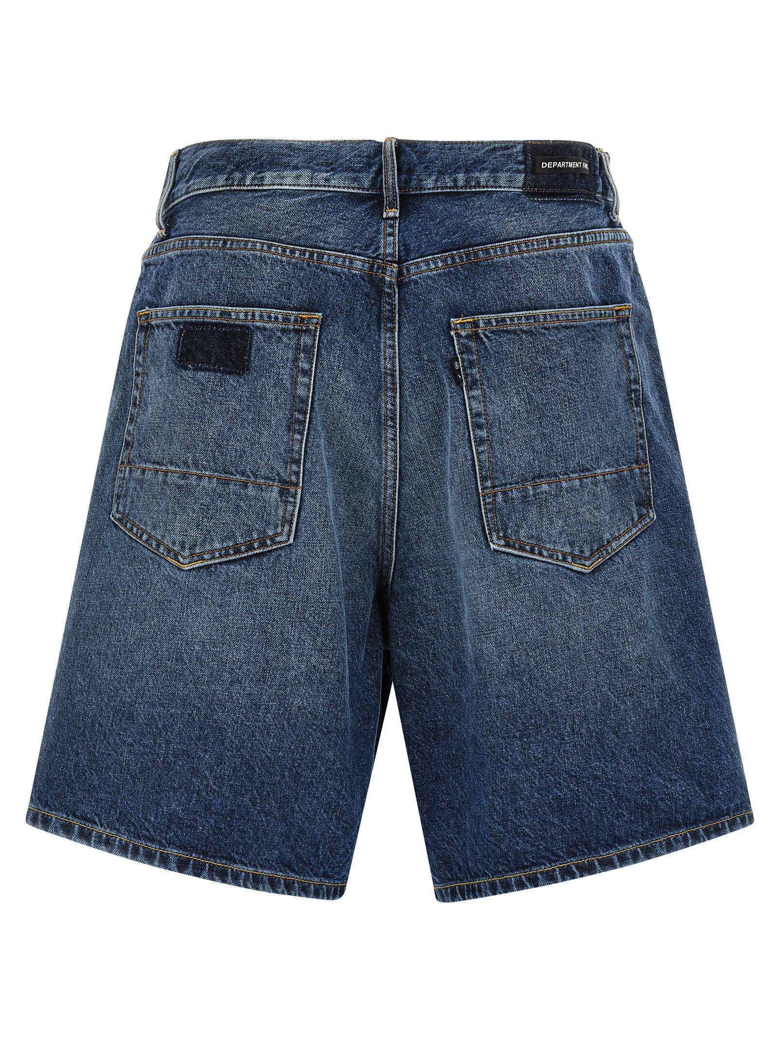 Cotton Denim Bermuda Shorts for Summer Comfort