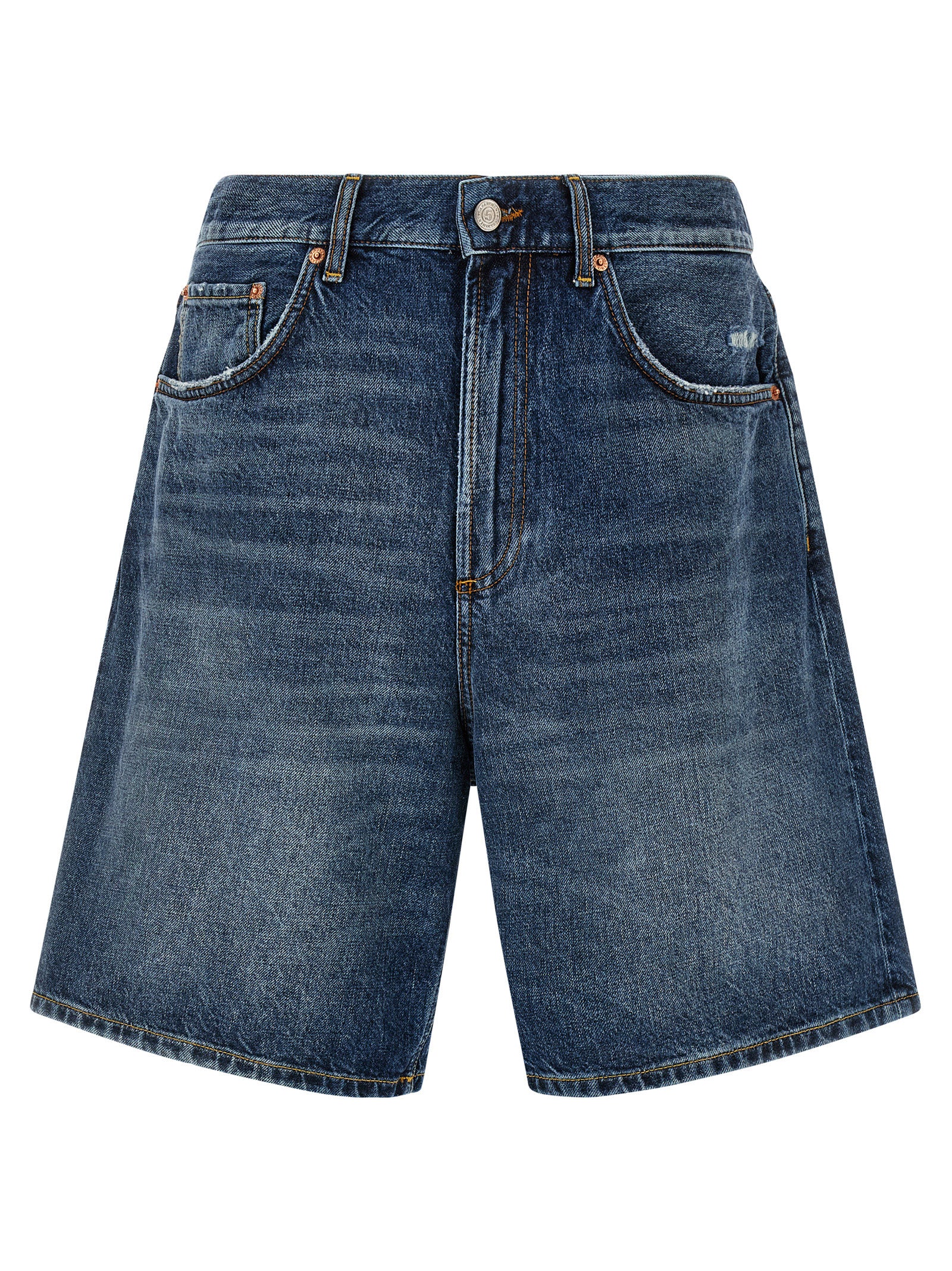 Cotton Denim Bermuda Shorts for Summer Comfort